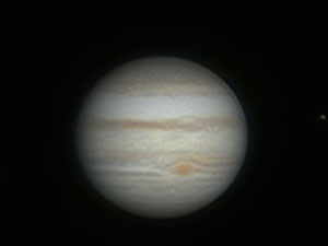 Jupiter et 3 lunes