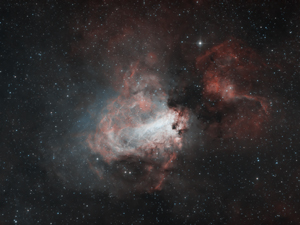 M 17, une nébuleuse aux multiples noms